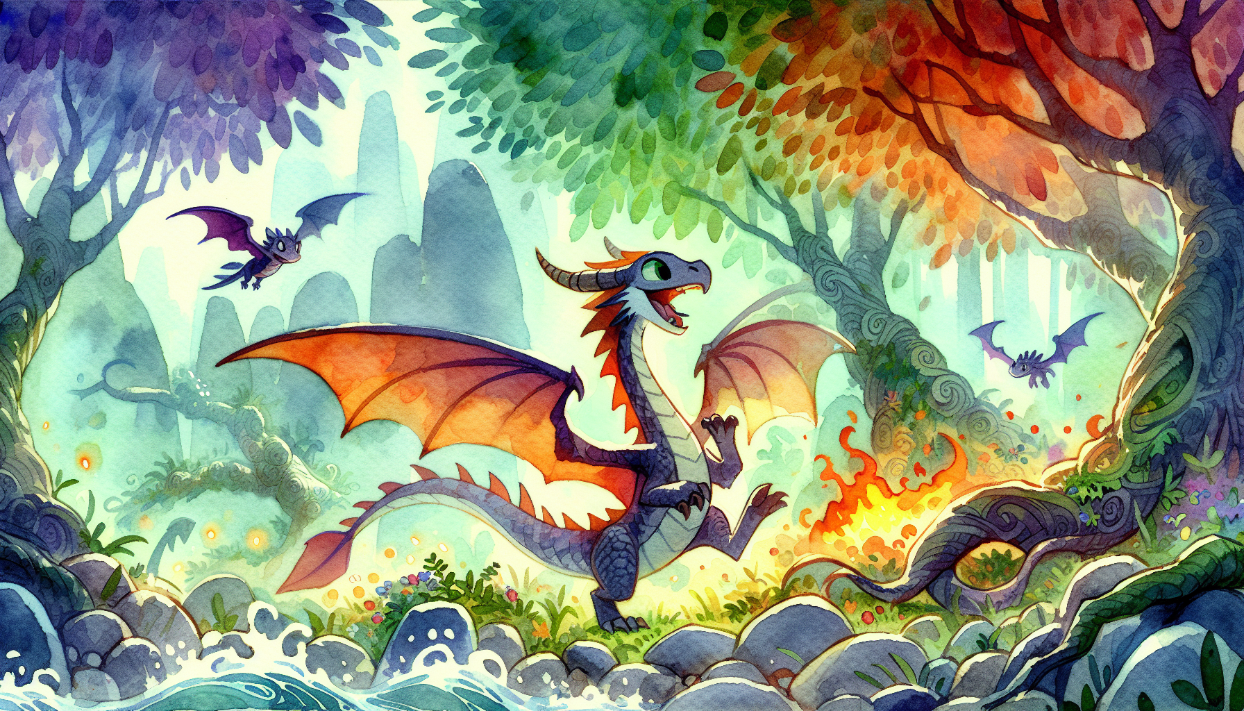 Dragon Fire Saving the Enchanted Forest