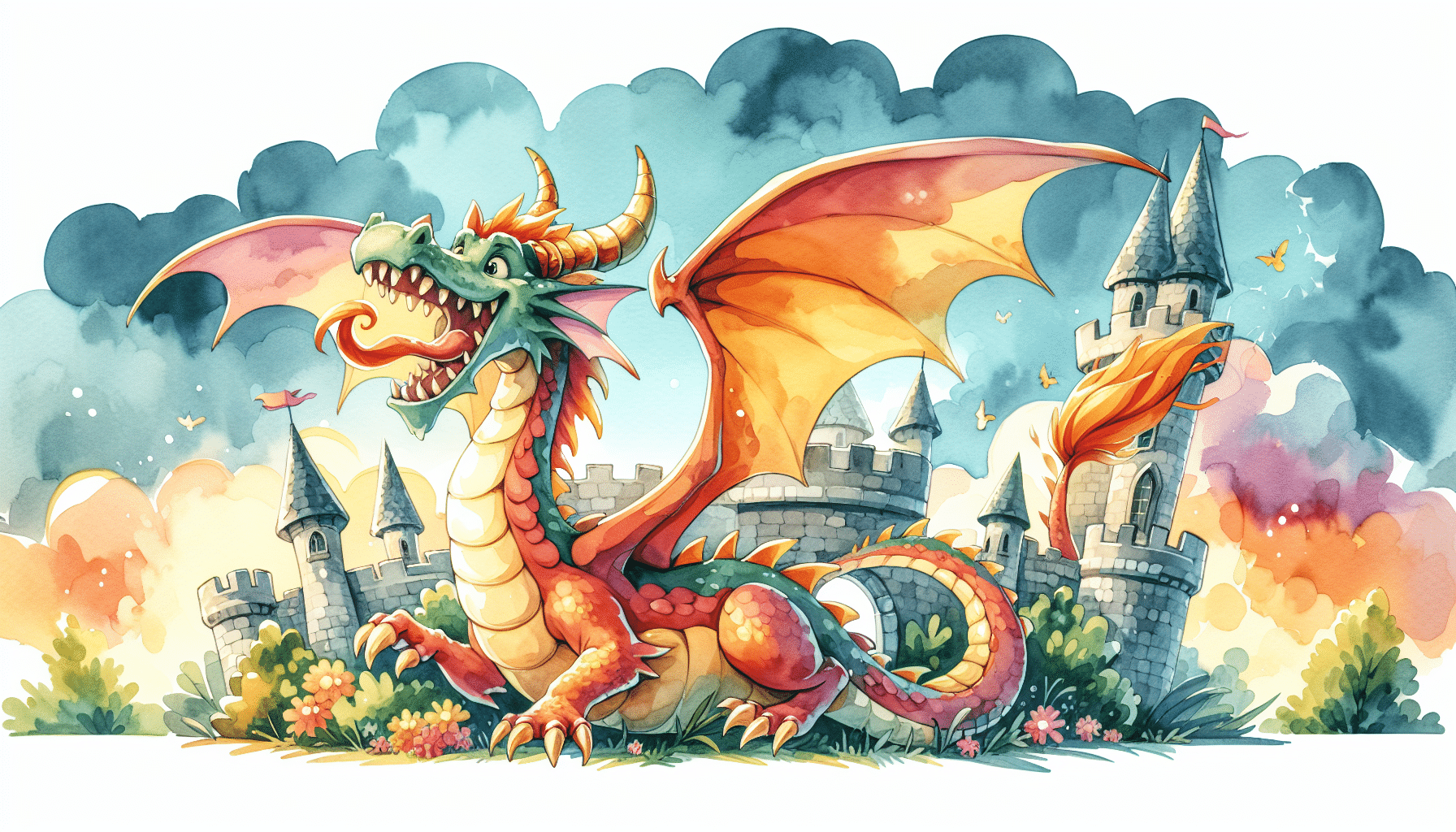 Dragons Roar Defending the Castle