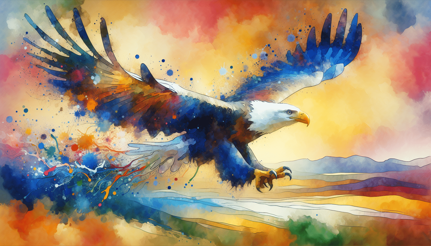 Flight of the Majestic Eagle A High Soar