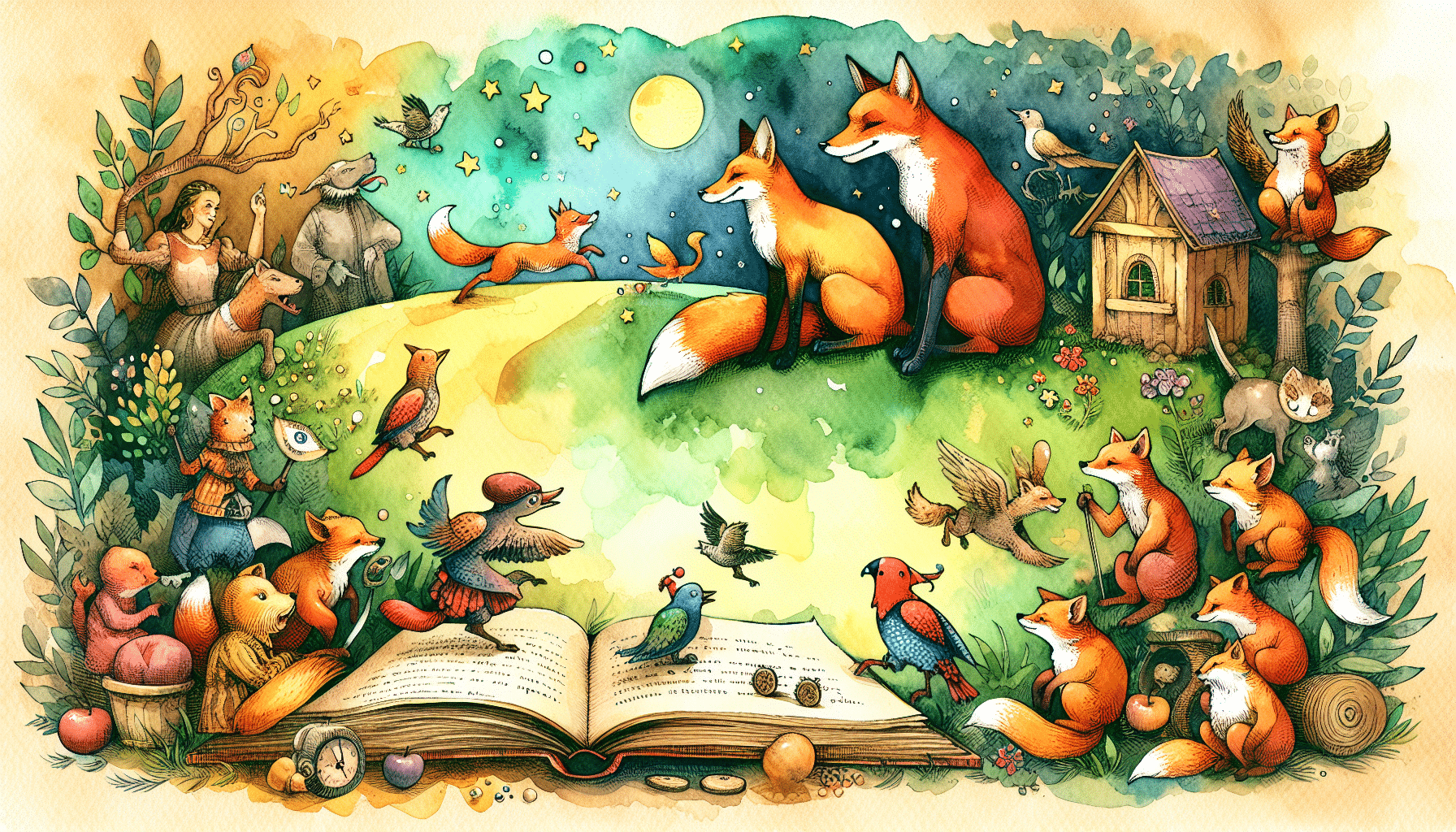 Fox Fables Twelve Stories of Slyness and Strategy