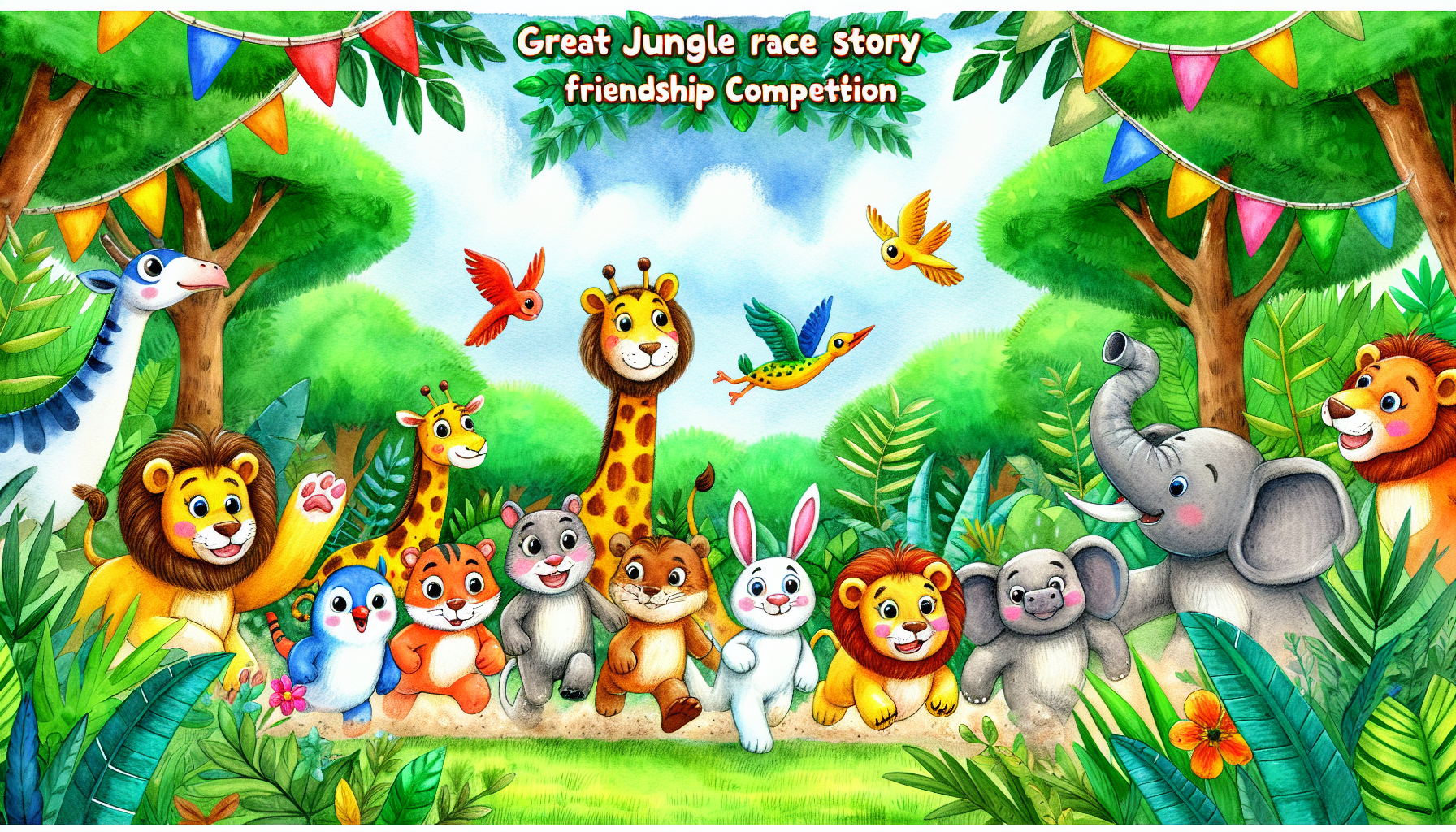 Great Jungle Race Story Friendship Competition
