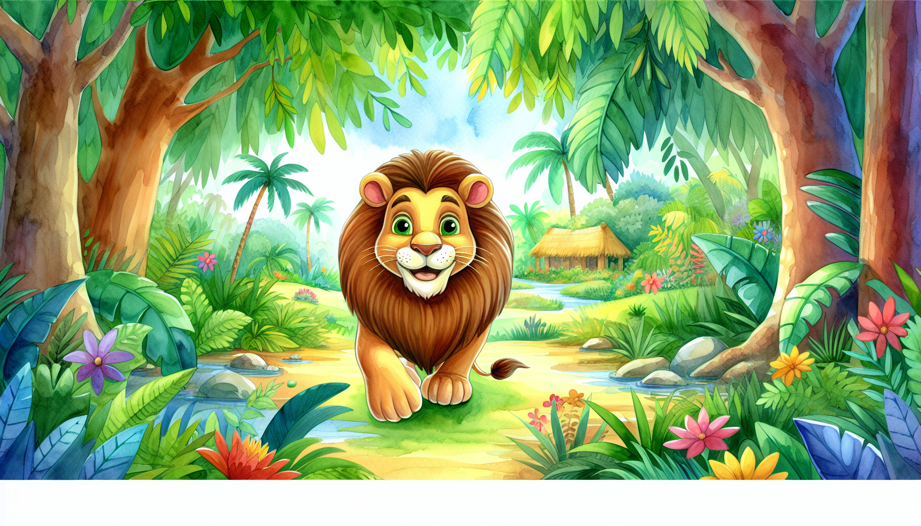 Leo Lion Quest Courage Jungle Tale