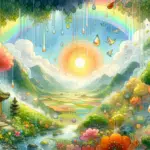 The Appreciative Raindrop: Nourishing Earth with Thanks