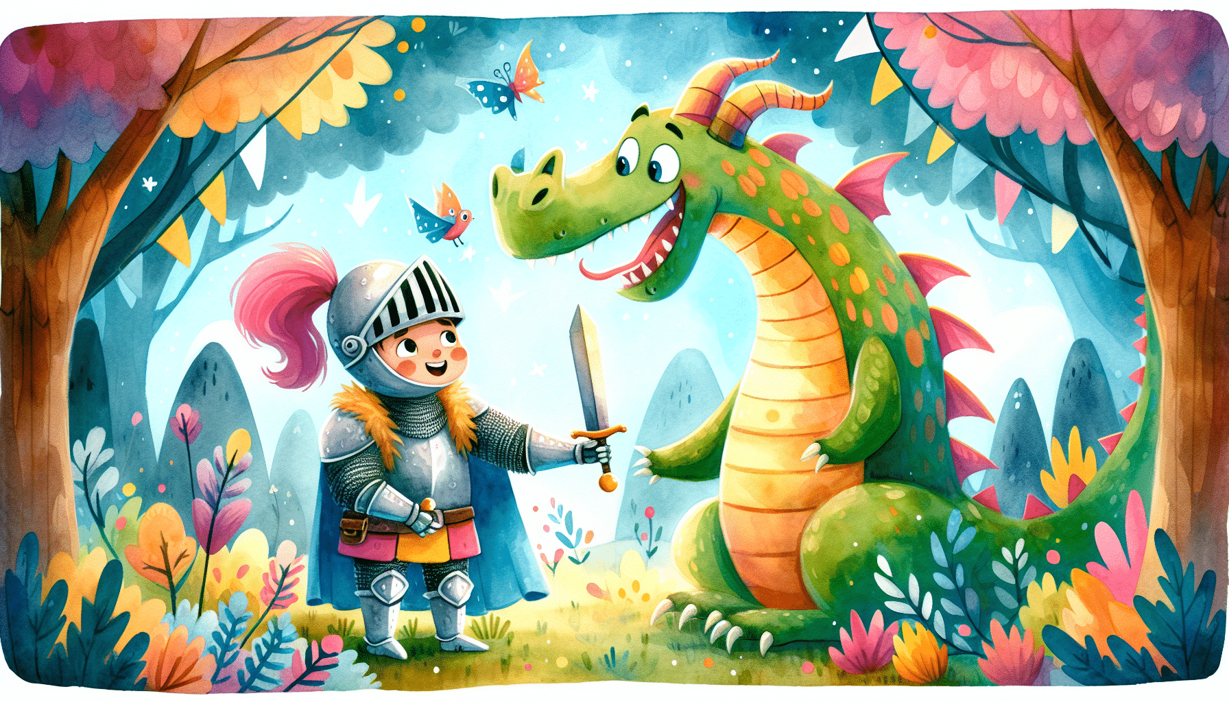 The Brave Knight and the Friendly Dragon