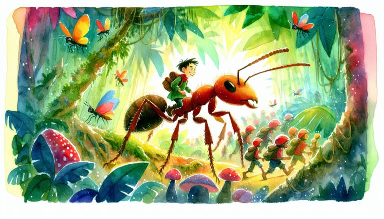 The Brave Little Ant: A Moral Tale of Courage and Determination