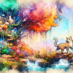 Story: «The Curious Cat and the Enchanted Garden»