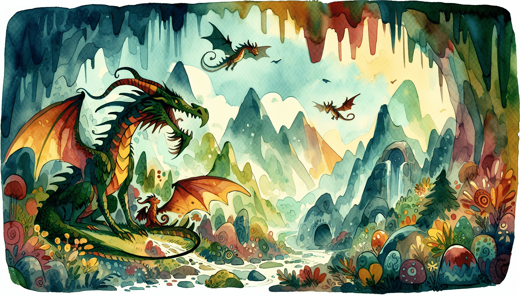 The Dragons Secret Cave A Tale of Discovery