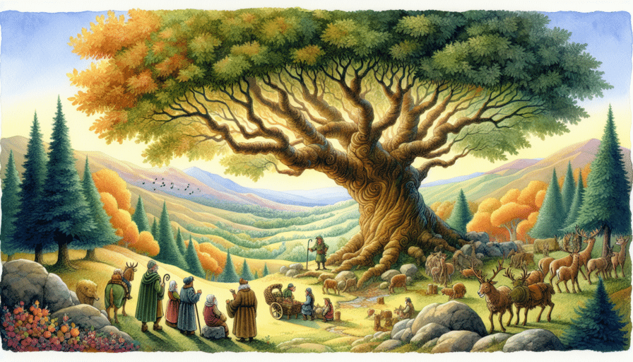 The Grateful Oak: Sharing Shade and Shelter