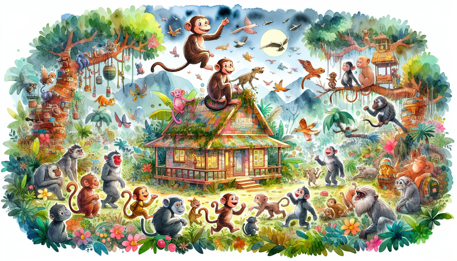 The Mischievous Monkeys Great Escape