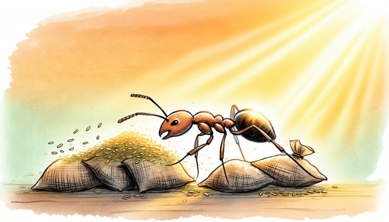The Relentless Ant: Gathering Success One Grain at a Time