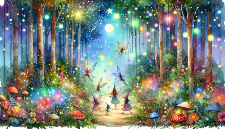 The Starlit Forest: Home of the Woodland Spirits