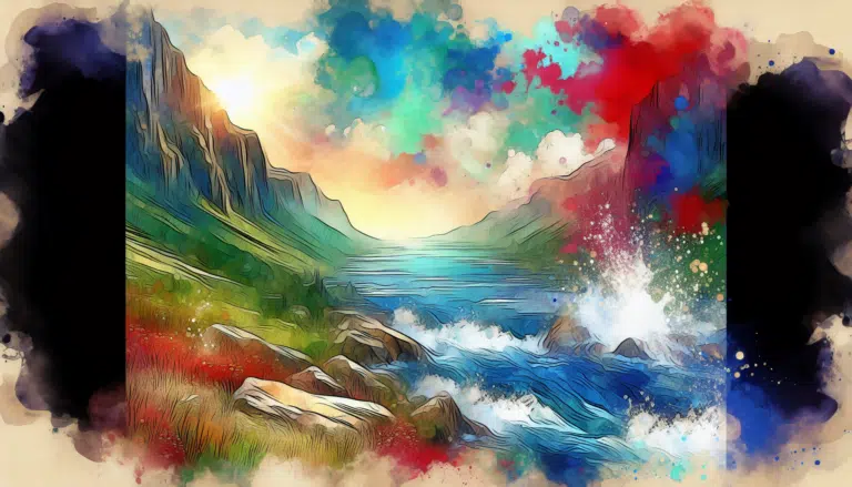 The Unyielding River: Flowing Past Obstacles
