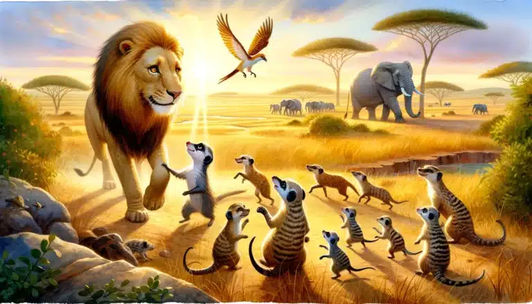 Story: “Adventure on the Savanna: The Lion’s Roar”