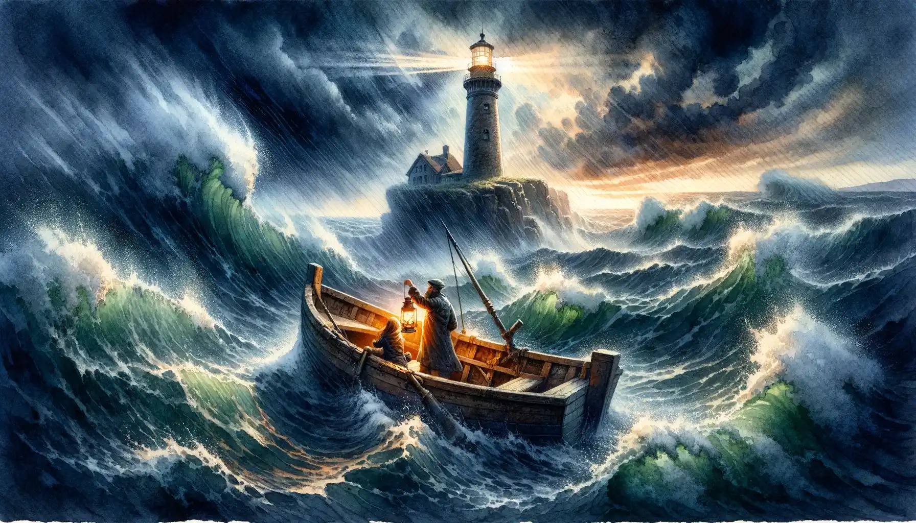 the lighthouse beacon guiding decisions through stormy seas